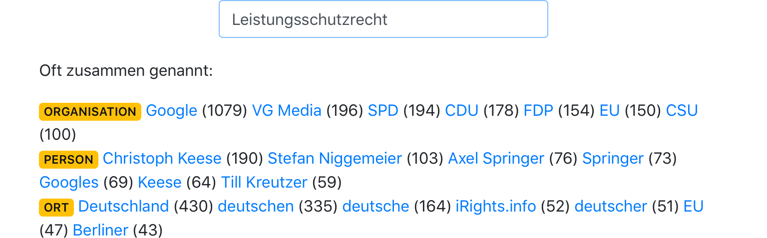 Facettierte Suchabfragen